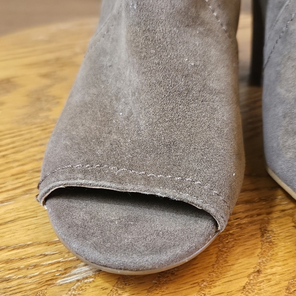 XOXO "Barron" (122267) Open Toe Western Booties Brown Size 7.5 - Picture 8 of 11